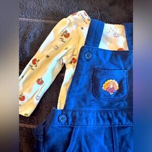 3 months Carter thanksgiving dress with onesie.
